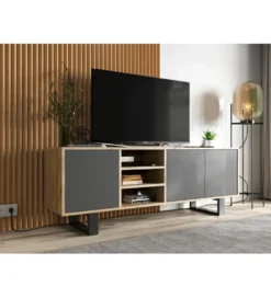 Stolik pod Tv Apollo II 150 cm antracytowy*Polski Design ML Sale