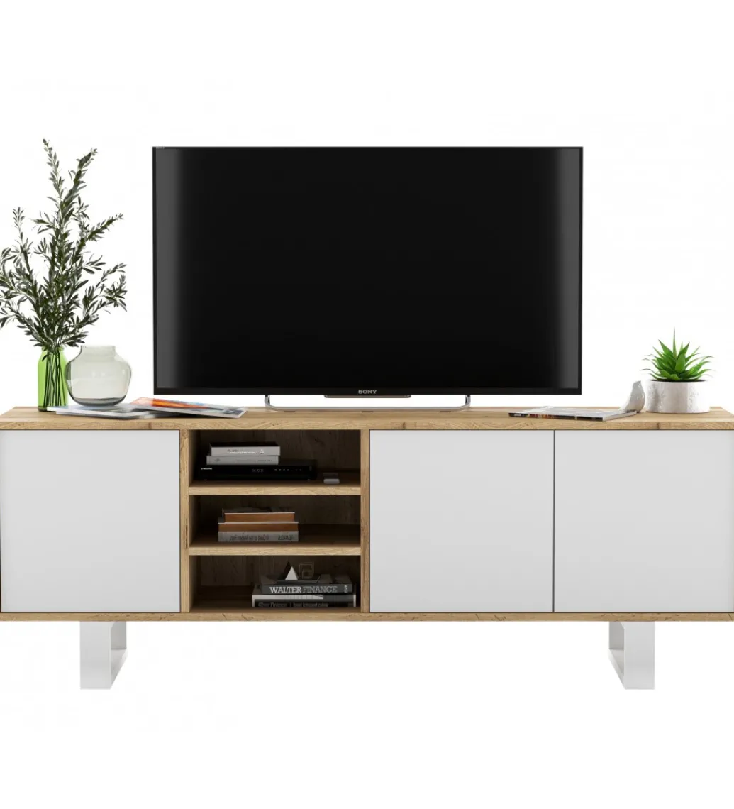 Stolik pod Tv Apollo II 150 cm biały*Polski Design ML New