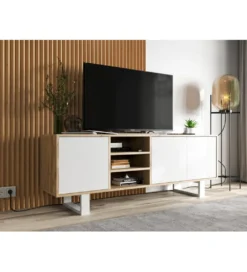 Stolik pod Tv Apollo II 150 cm biały*Polski Design ML New