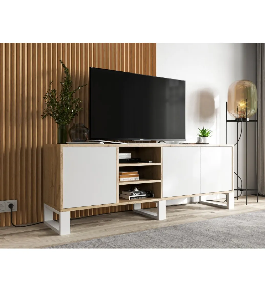 Stolik pod Tv Apollo III 150 cm biały*Polski Design ML Sale