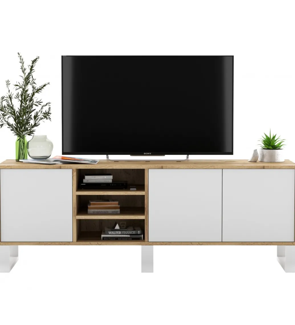 Stolik pod Tv Apollo III 150 cm biały*Polski Design ML Sale