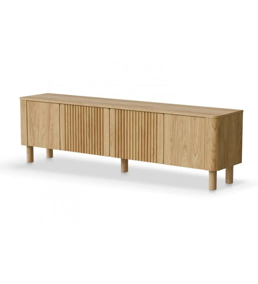 Stolik pod TV ARANGO 190 cm naturalny*Halmar Clearance