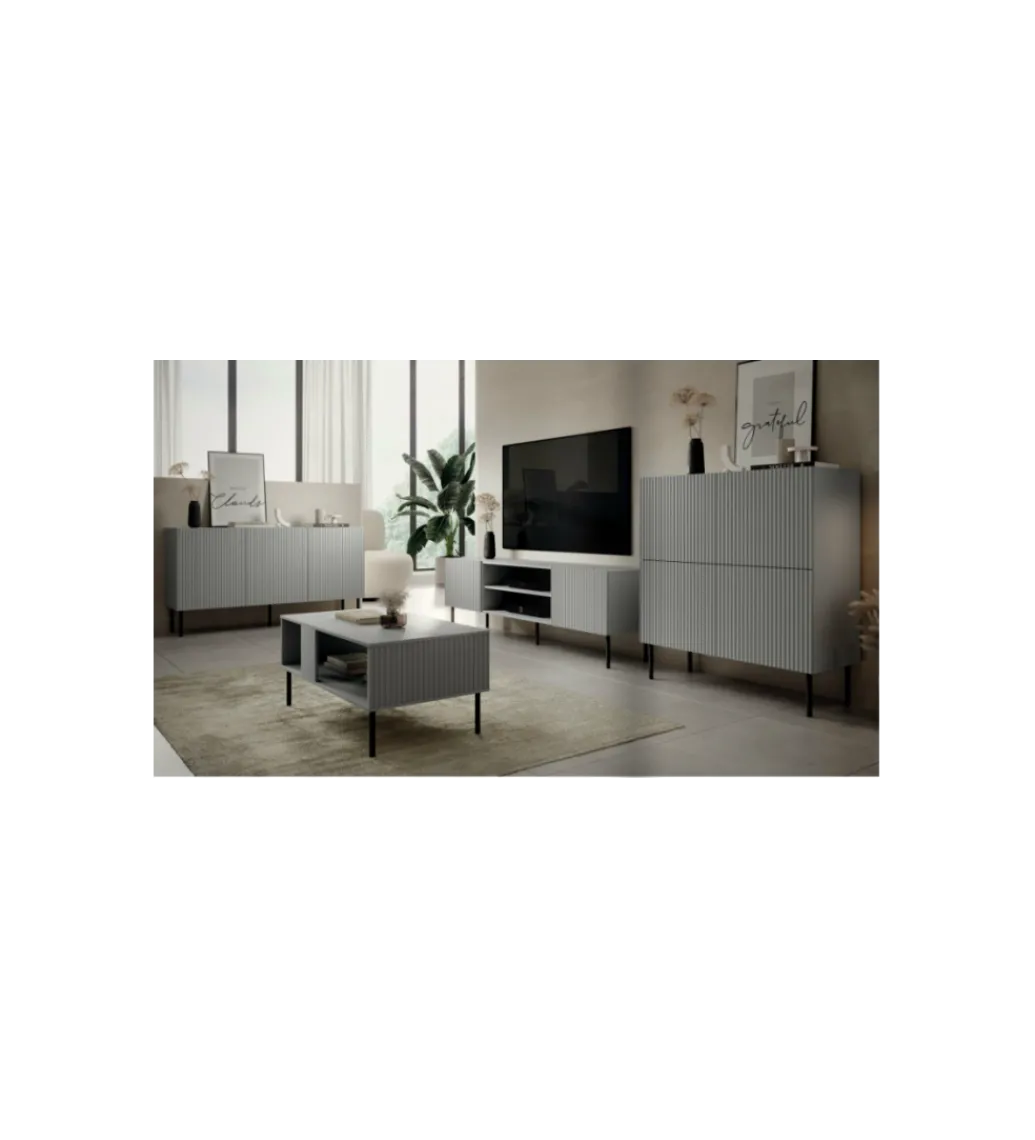 Stolik pod TV ASENSIO 180 cm szary*Halmar Clearance