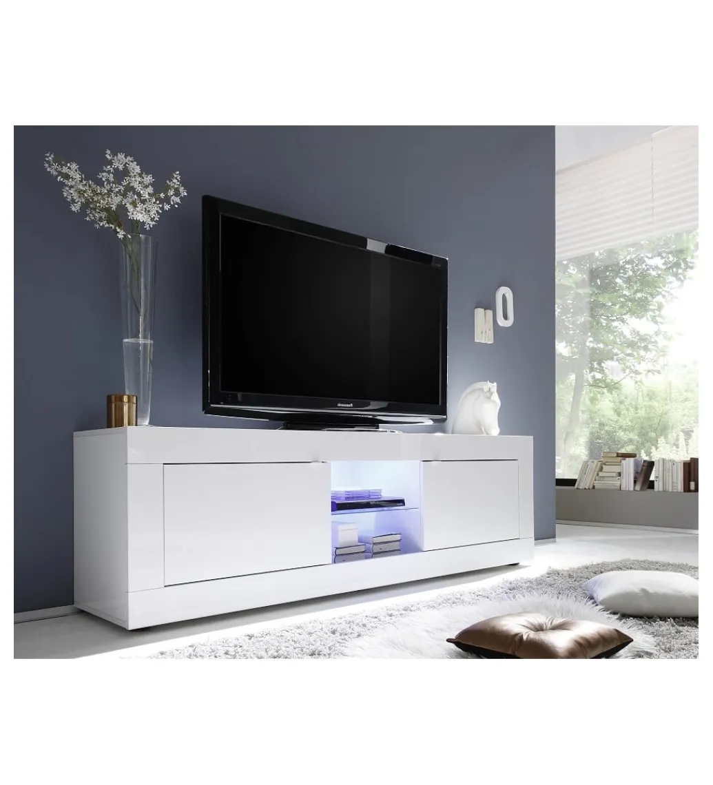 Stolik pod TV BASIC 180 cm biały*MCA Linia Włoska Clearance