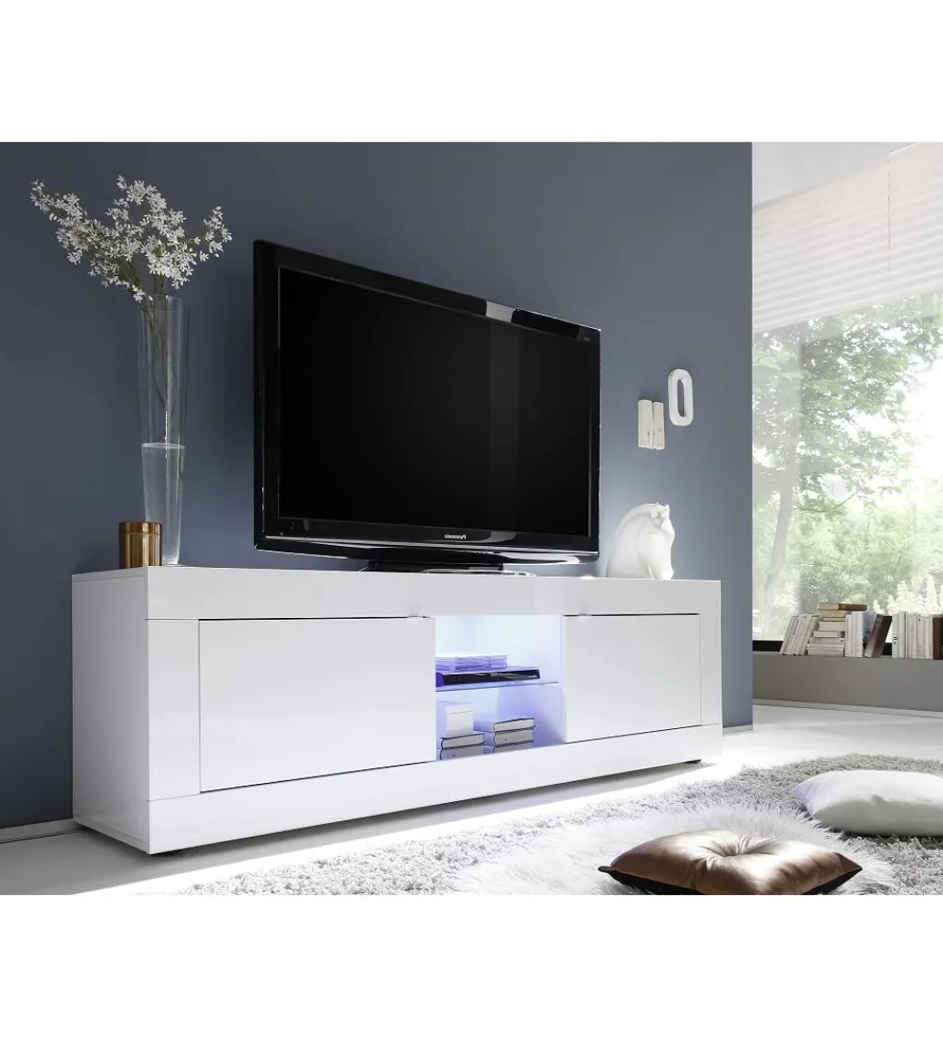 Stolik pod TV BASIC 180 cm biały*MCA Linia Włoska Clearance
