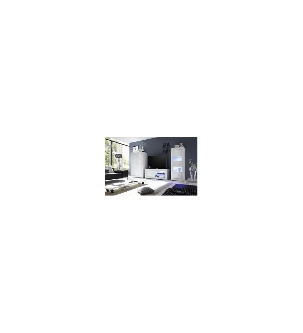 Stolik pod TV BASIC 140 cm biały*MCA Linia Włoska