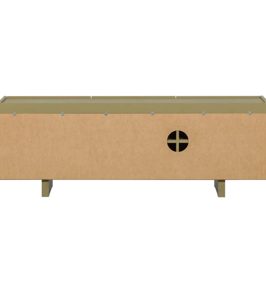 Stolik pod TV BASU 152 cm drewno sosny moss*WOOOD