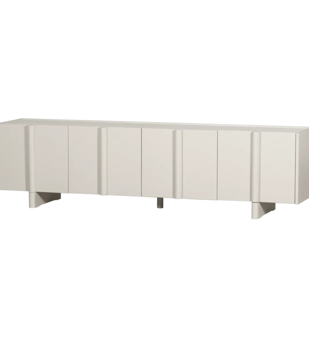 Stolik pod TV BASU 200 cm drewno sosny dust*WOOOD Sale