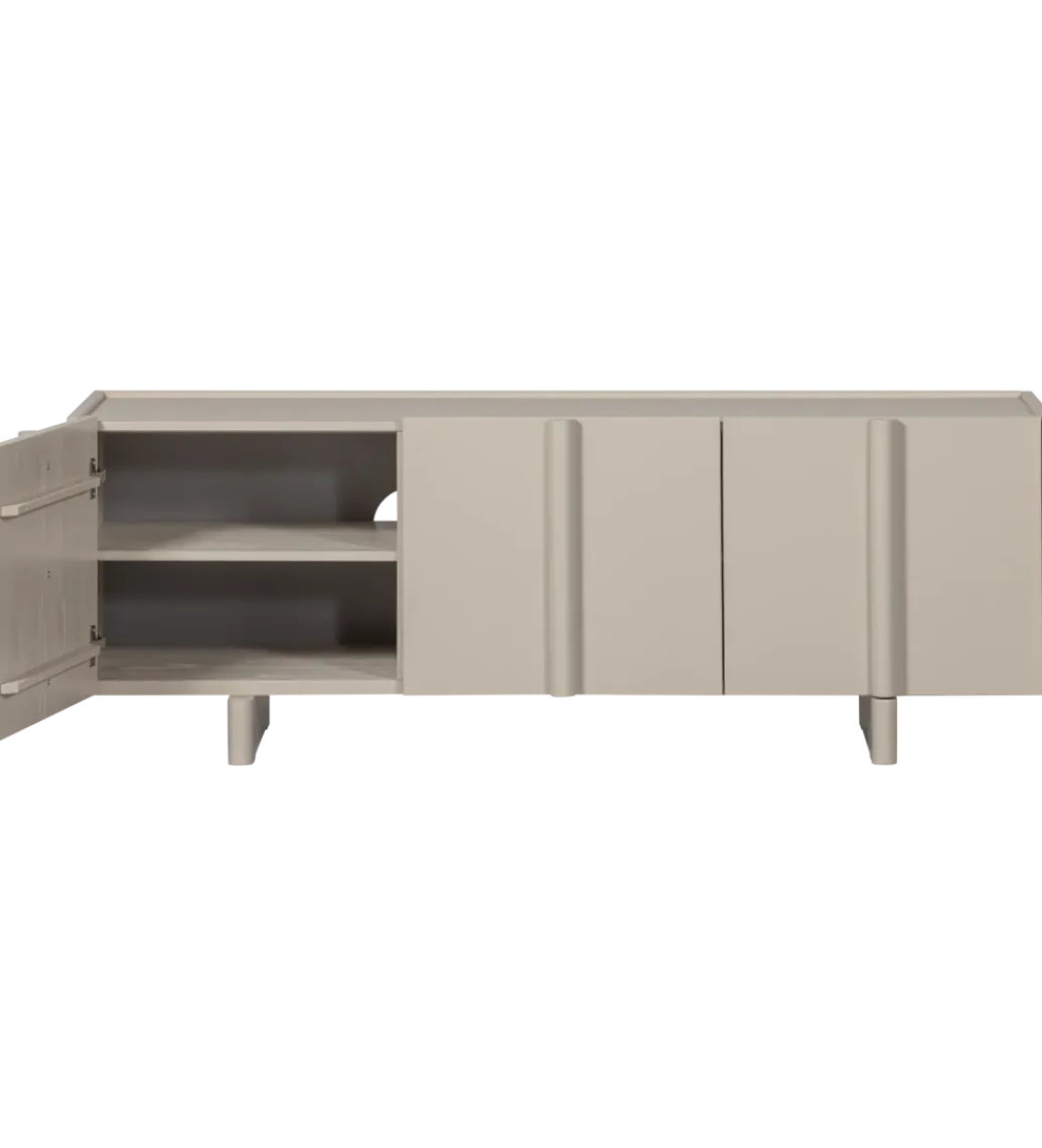 Stolik pod TV BASU 152 cm drewno sosny dust*WOOOD Outlet