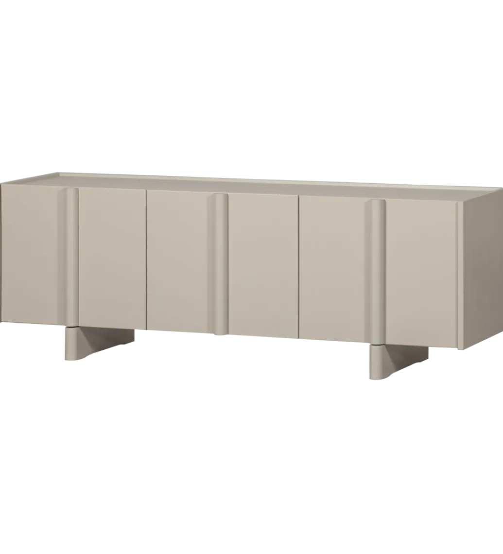 Stolik pod TV BASU 152 cm drewno sosny dust*WOOOD Outlet
