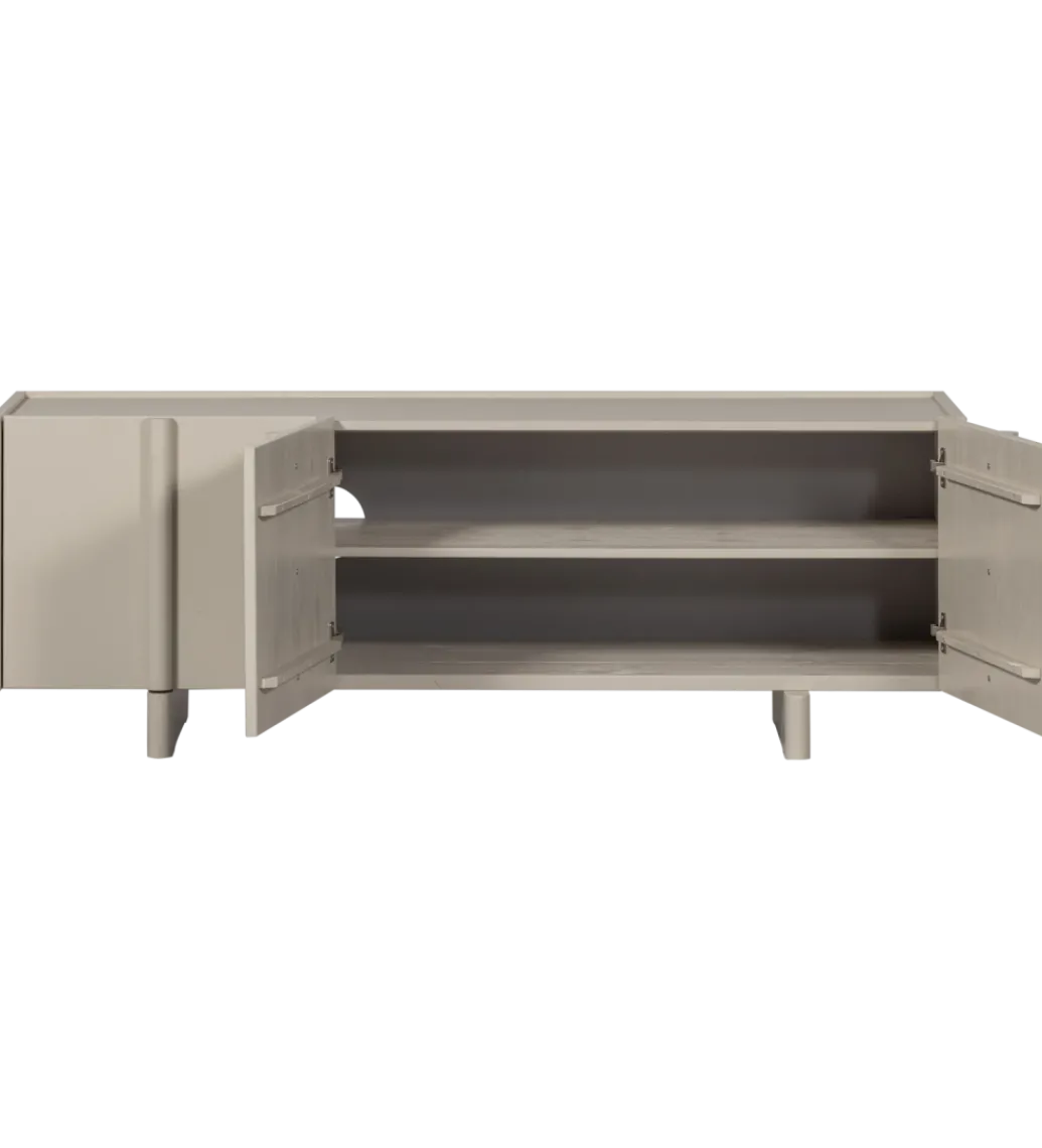 Stolik pod TV BASU 152 cm drewno sosny dust*WOOOD Outlet