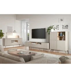 Stolik pod TV BELUCI 160 cm kaszmir*Halmar Hot