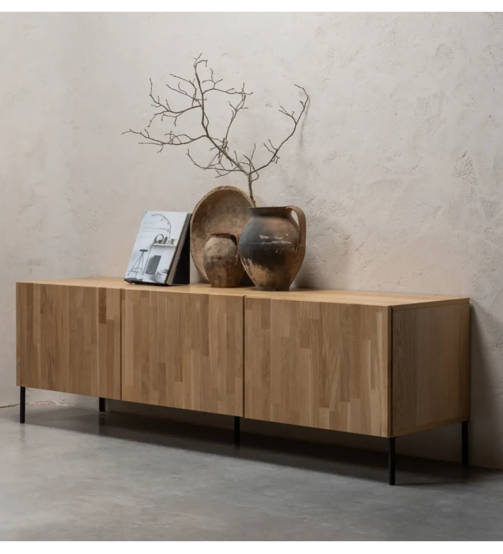 Stolik pod TV BONO 180 cm drewno jesion naturalny*WOOOD New