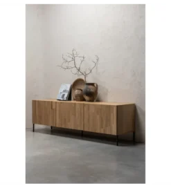 Stolik pod TV BONO 180 cm drewno jesion naturalny*WOOOD New
