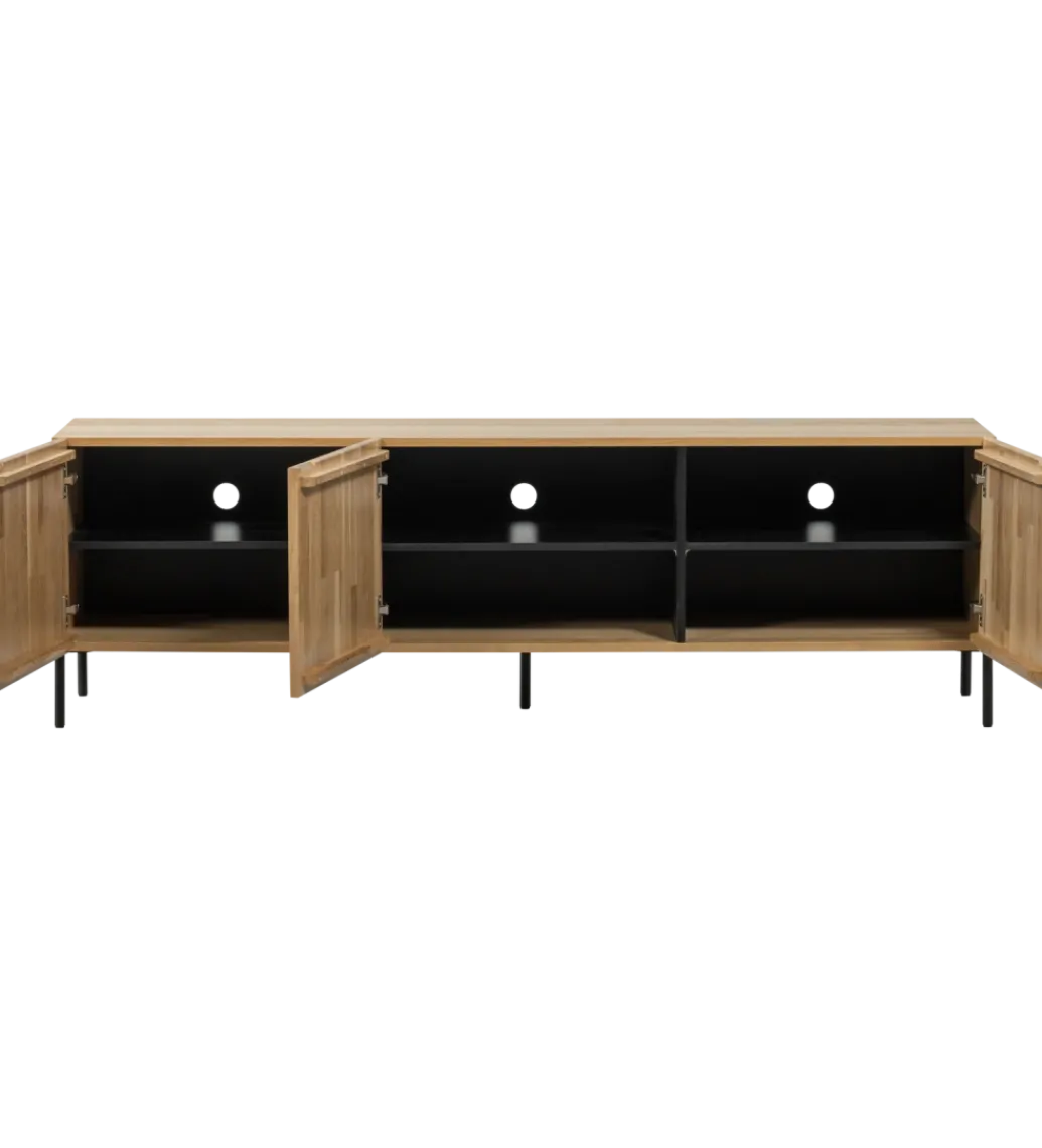Stolik pod TV BONO 180 cm drewno jesion naturalny*WOOOD New