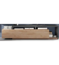 Stolik pod TV BOTA 219 cm dąb Ribbec*Helvetia Discount