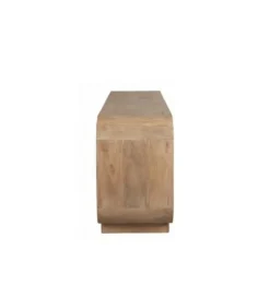 Stolik pod TV BRIX MORGAN 130 cm drewno mango naturalna*LF-Design Outlet