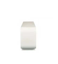 Stolik pod TV BRIX MORGAN 130 cm drewno mango biała*LF-Design Outlet