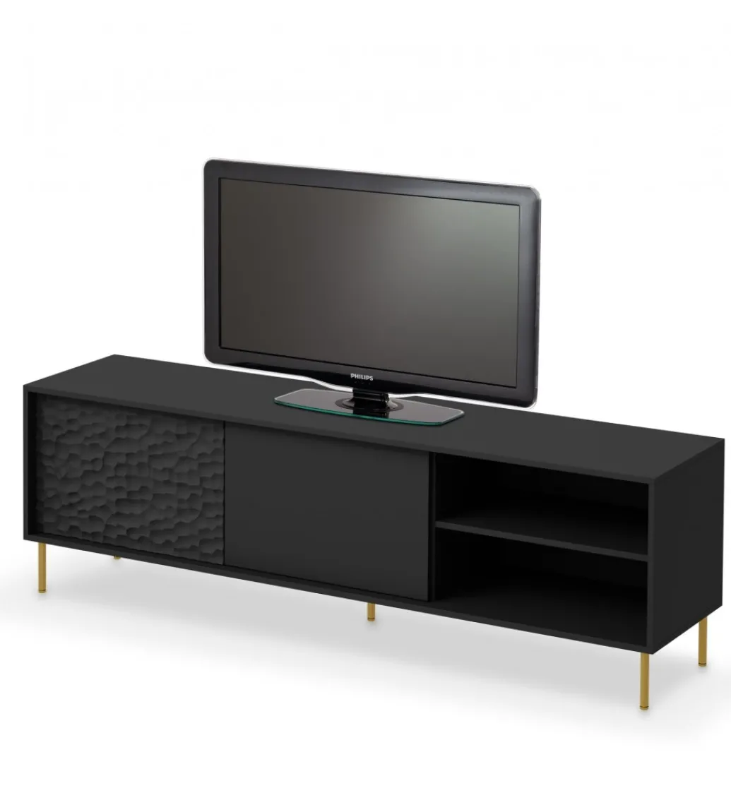 Stolik pod TV BULLET 180 cm czarny*Halmar Online
