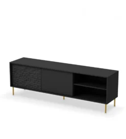 Stolik pod TV BULLET 180 cm czarny*Halmar Online