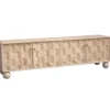 Stolik pod TV BUNOQ 170 cm drewno mango*Exclusivas