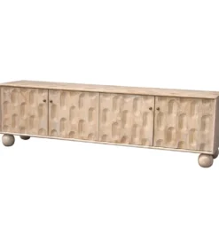 Stolik pod TV BUNOQ 170 cm drewno mango*Exclusivas