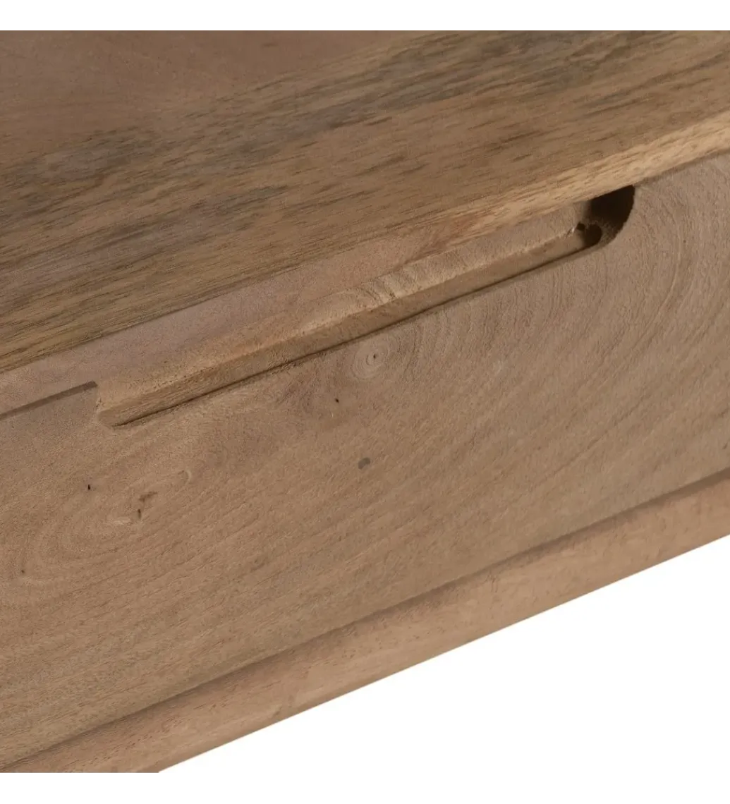 Stolik pod TV BURNIE drewno mango*Zona-Design Best