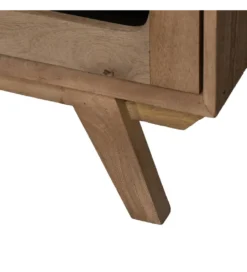 Stolik pod TV BURNIE drewno mango*Zona-Design Best