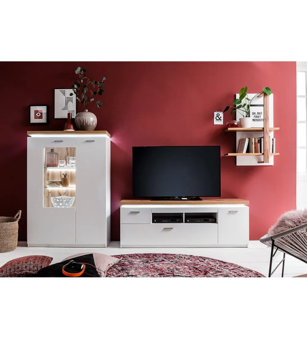 Stolik Pod TV CALI 156 Cm Biały*MCA Online