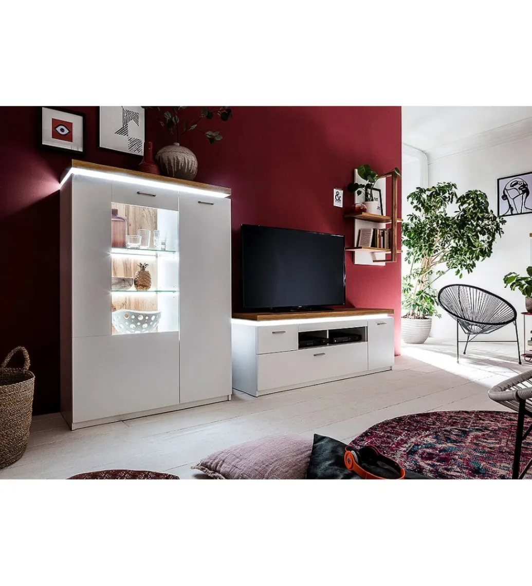 Stolik Pod TV CALI 156 Cm Biały*MCA Online