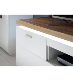 Stolik pod TV CALI 196 cm biały*MCA Outlet