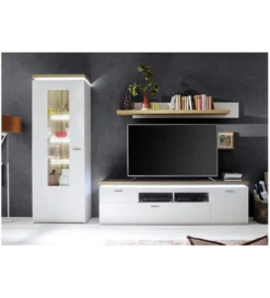 Stolik pod TV CALI 196 cm biały*MCA Outlet