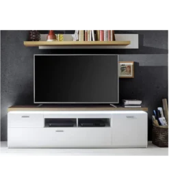Stolik pod TV CALI 196 cm biały*MCA Outlet