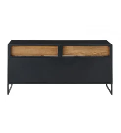 Stolik pod TV CANE PANE 122 cm czarno naturalna*J-Line