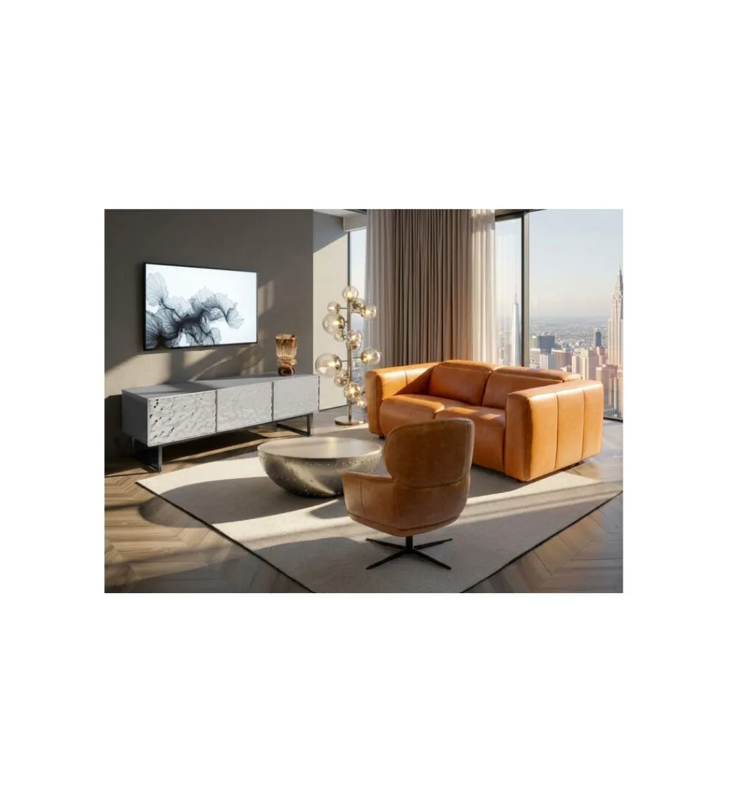 Stolik pod TV CARINO 150 cm srebrna*KARE Best