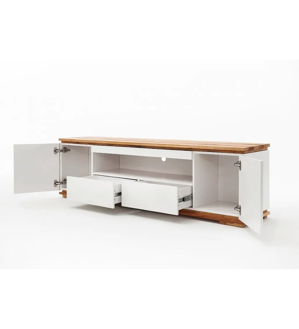 Stolik pod TV CHIARO 200 cm biało kremowa*MCA Clearance