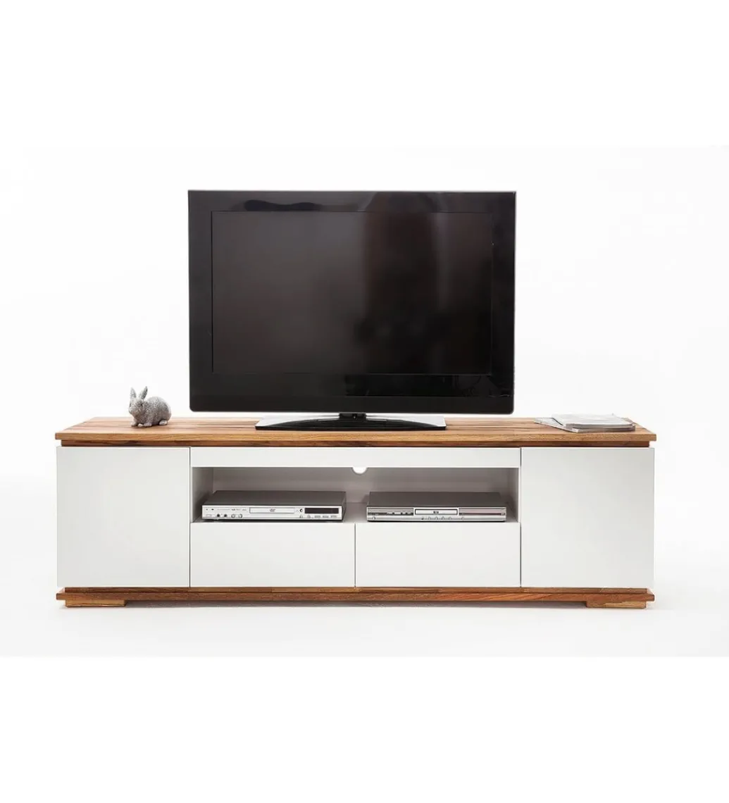Stolik pod TV CHIARO 200 cm biało kremowa*MCA Clearance