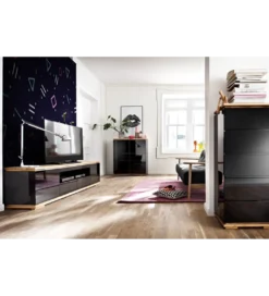 Stolik pod TV CHIARO 200 Cm Czarny*MCA New