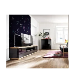Stolik pod TV CHIARO 200 Cm Czarny*MCA New
