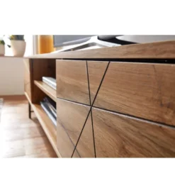 Stolik pod TV COMBRE 160 cm w kolorze dąb*WOHNLING, GERMANY Clearance
