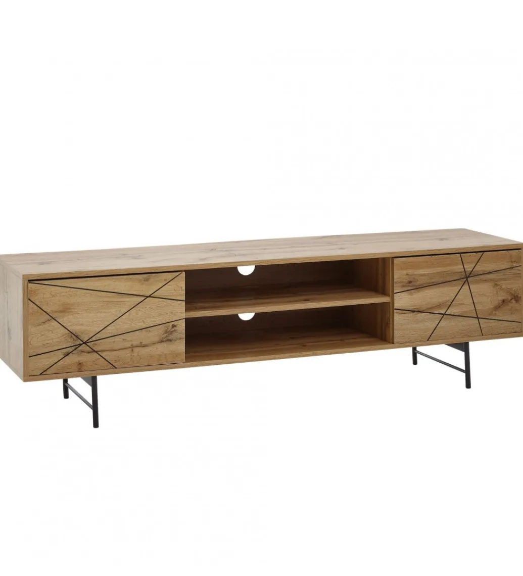 Stolik pod TV COMBRE 160 cm w kolorze dąb*WOHNLING, GERMANY Clearance