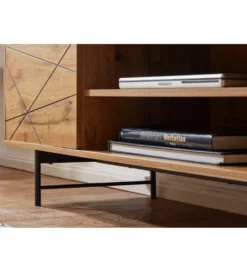 Stolik pod TV COMBRE 160 cm w kolorze dąb*WOHNLING, GERMANY Clearance