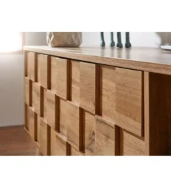 Stolik pod TV CREMONA 160 cm w kolorze dąb*WOHNLING, GERMANY Best