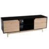 Stolik pod TV CYRUS 150 cm czarny*WOHNLING, GERMANY Clearance