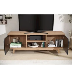 Stolik pod TV CYRUS 150 cm w optyce dębu*WOHNLING, GERMANY