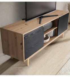 Stolik pod TV CYRUS 150 cm w optyce dębu*WOHNLING, GERMANY