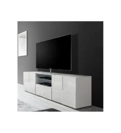 Stolik pod TV DAMA 180 cm biały*MCA Linia Włoska Hot