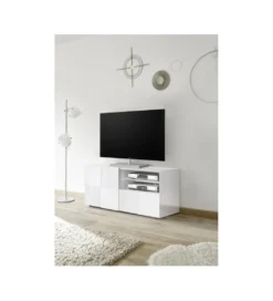 Stolik pod TV DAMA 120 cm biały*MCA Linia Włoska Outlet
