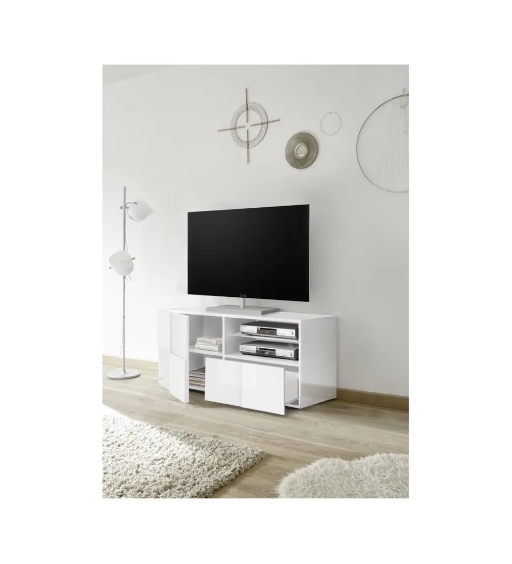 Stolik pod TV DAMA 120 cm biały*MCA Linia Włoska Outlet