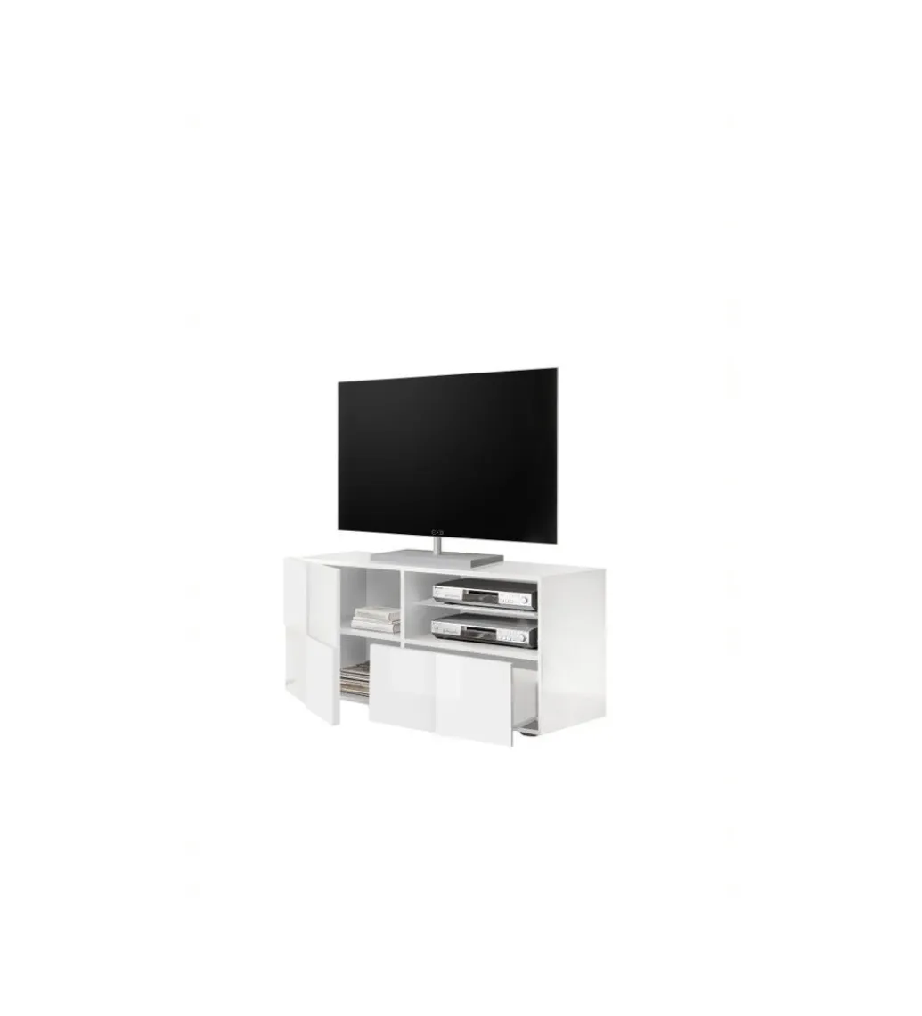 Stolik pod TV DAMA 120 cm biały*MCA Linia Włoska Outlet